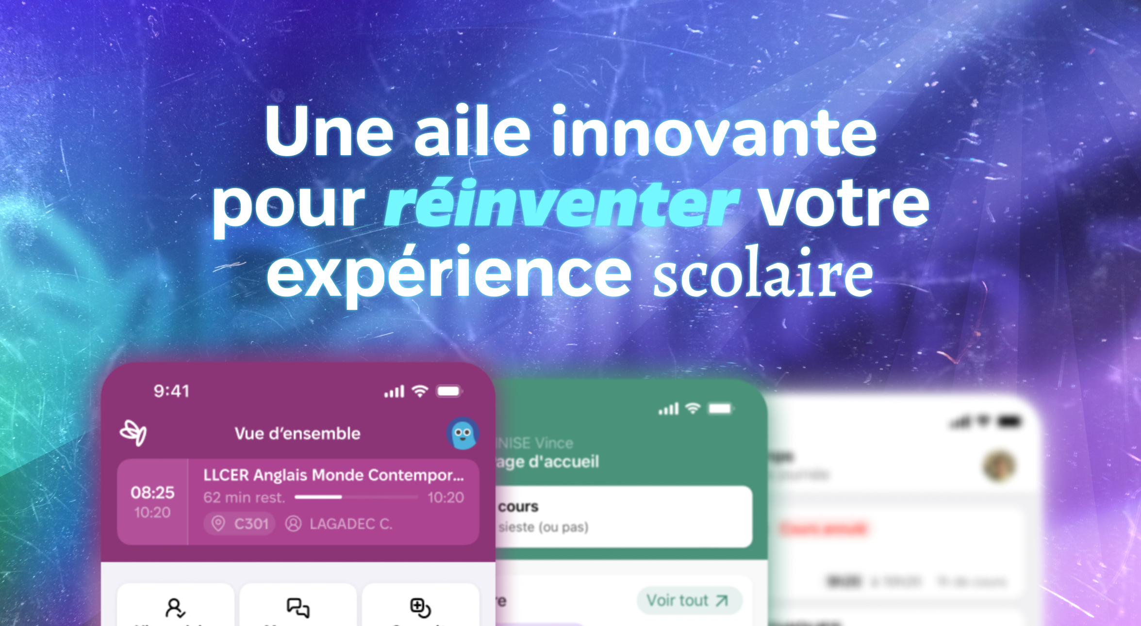 Une aile innovante pour réinventer votre expérience scolaire